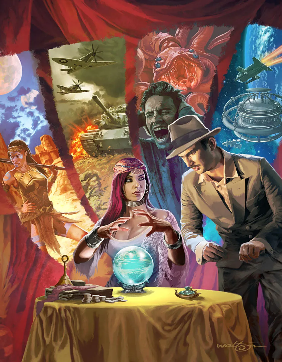 Amazing Adventures Satine Phoenix Cover Art Gallery Canvas Print