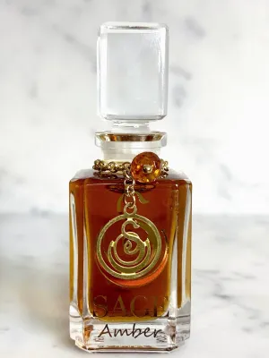 Amber Vanity Bottle by Sage, Pure Perfume Oil Concentrate