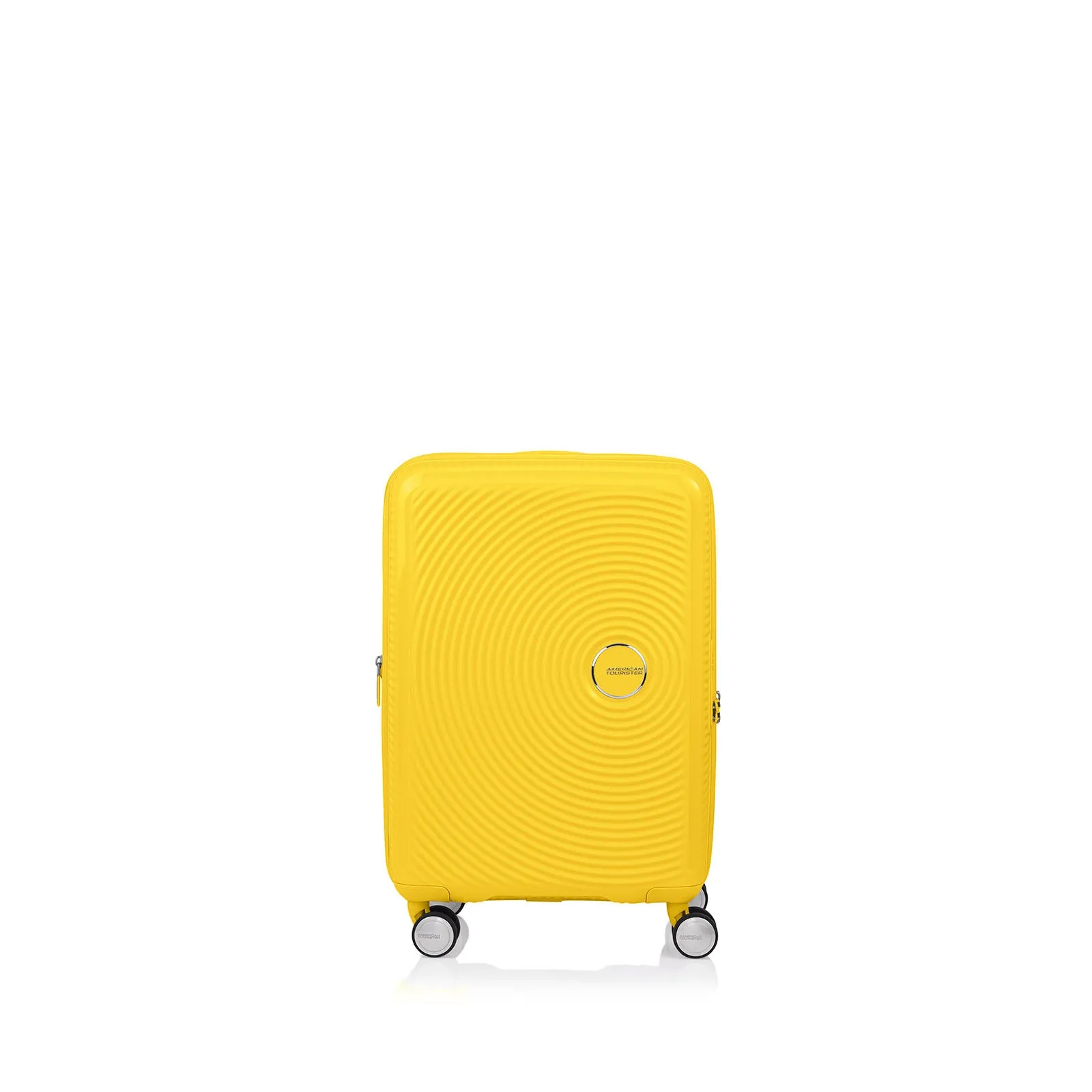 American Tourister Curio 2 55cm Carry-On Suitcase Golden Yellow