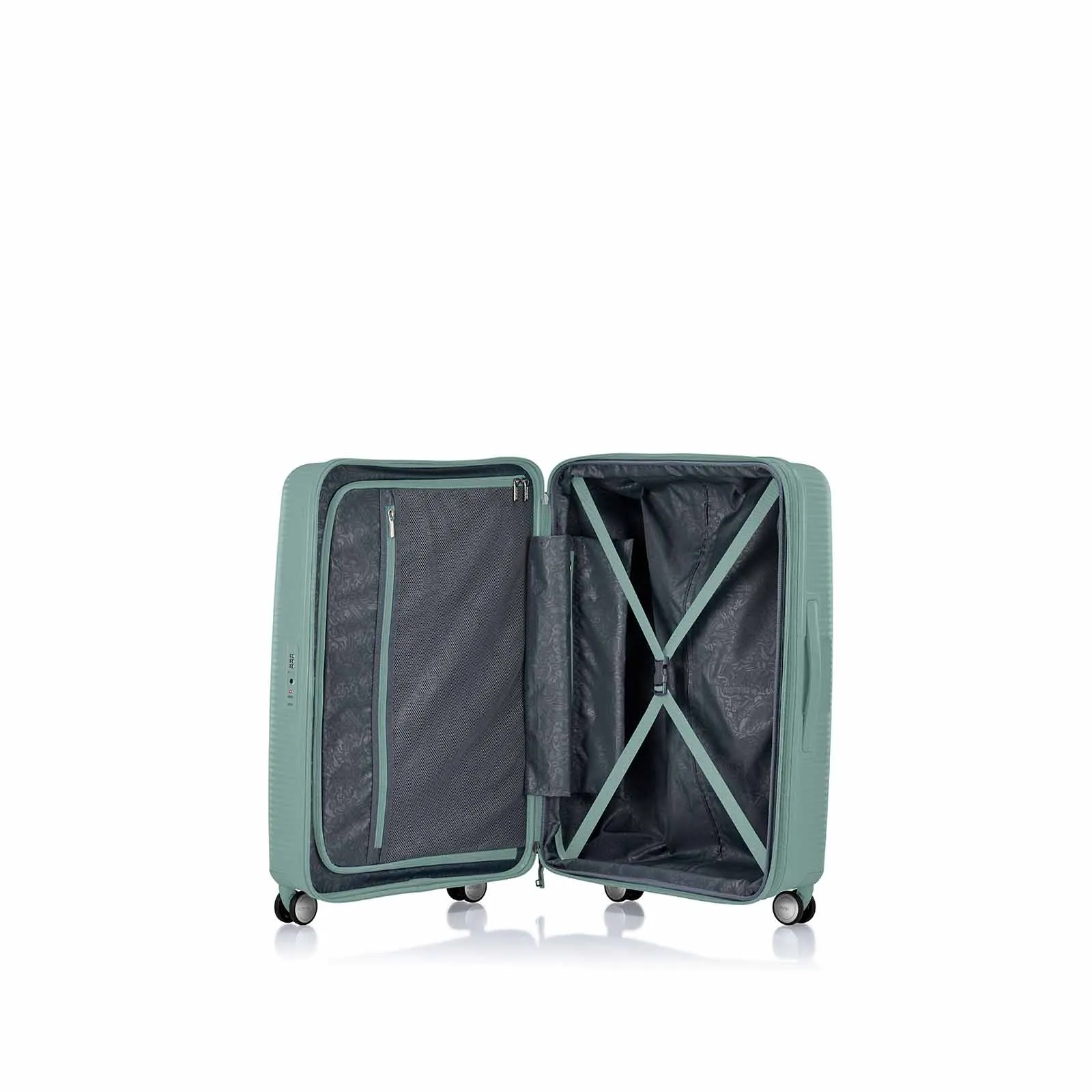 American Tourister Curio 2 55cm Carry-On Suitcase Urban Green