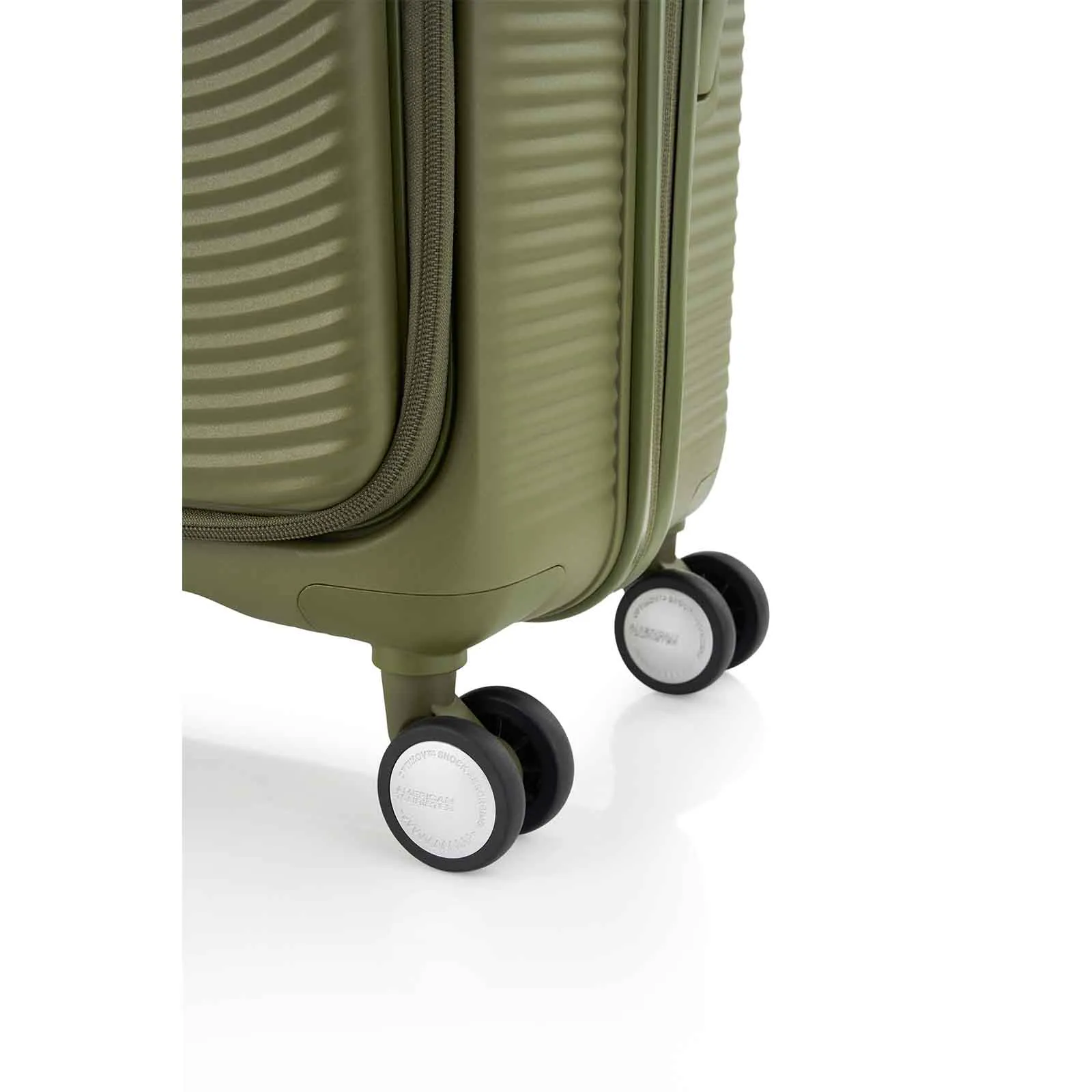 American Tourister Curio Book Opening 55cm Carry-On Suitcase Khaki