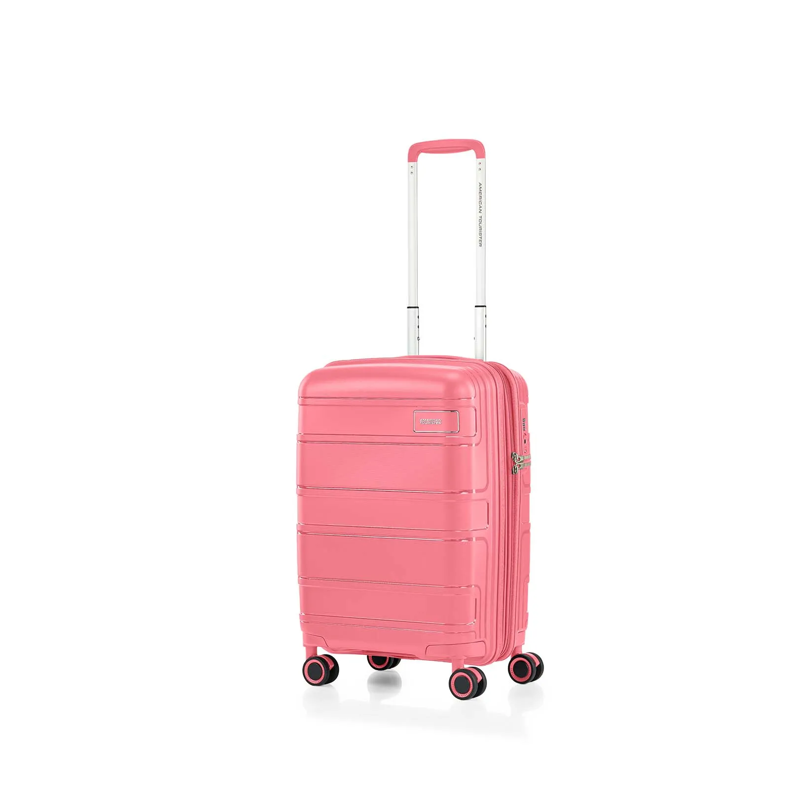 American Tourister Light Max 55cm Carry-On Suitcase Pink Blush
