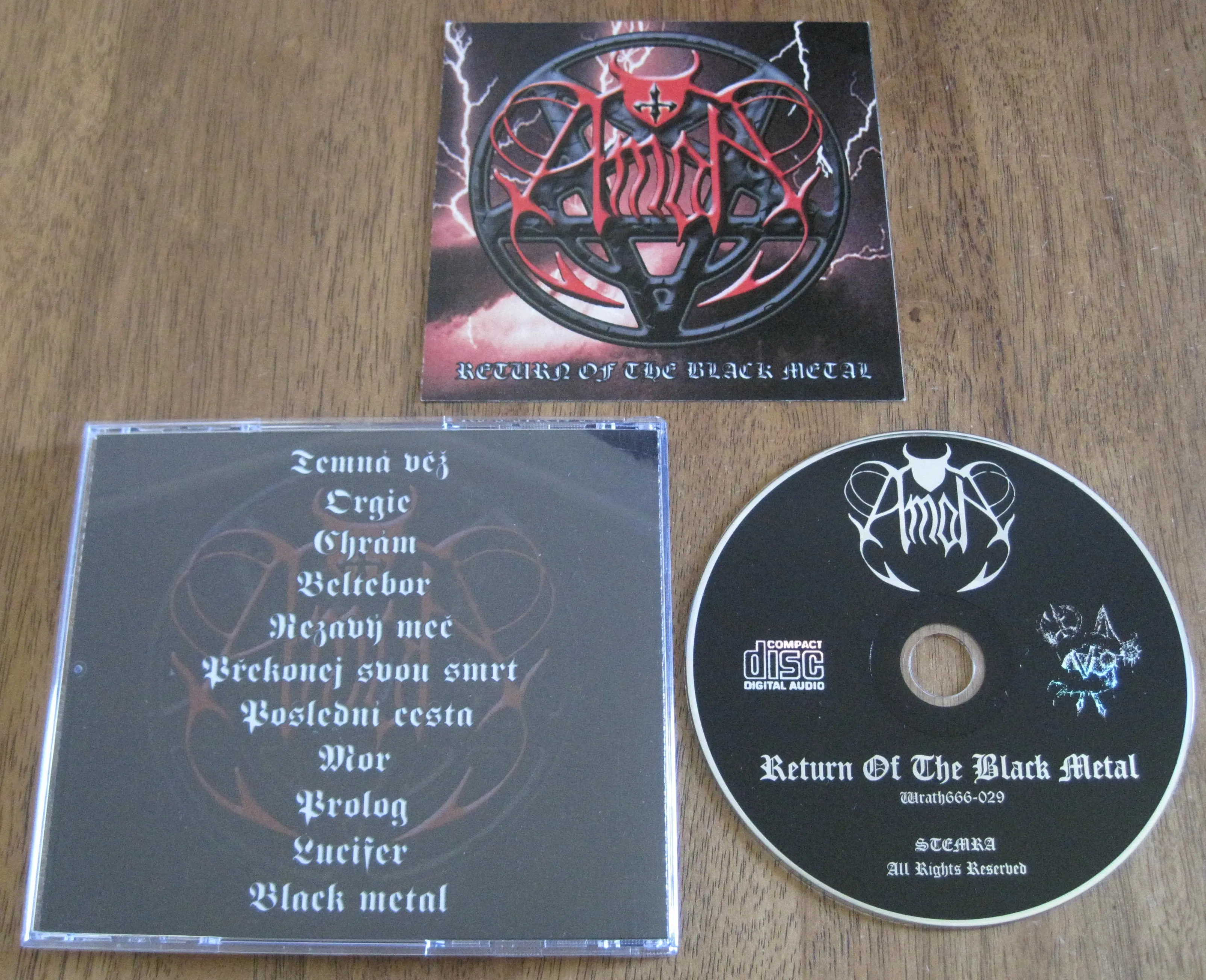 AMON - Return Of The Black Metal CD