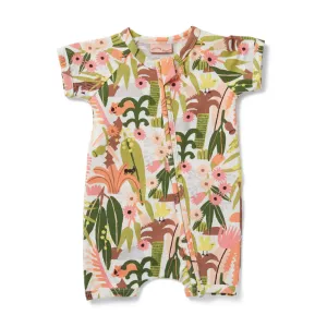 AMONG THE GUMTREES SHORT SLEEVE ZIPSUIT