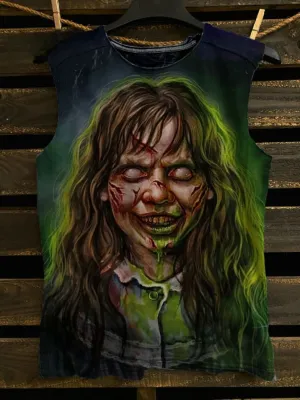 An Excellent Day For An Exorcism Print 100% Cotton Tank Top