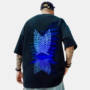 Anime Trendy Brand Hip-hop Loose T-shirt