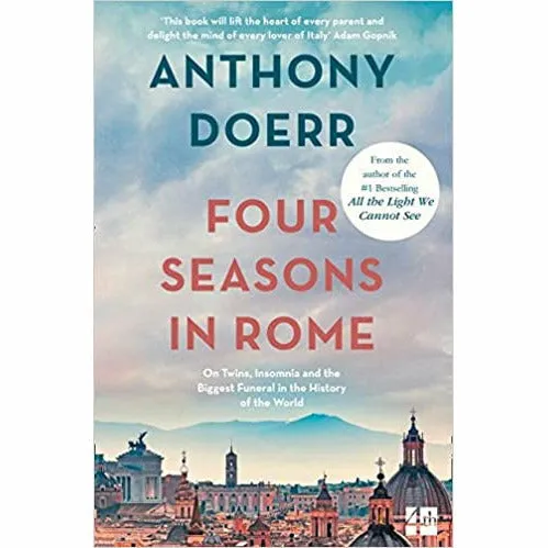 Anthony Doerr 4 Books Collection Set(All the Light We Cannot See,About Grace,The shell Collector,Four seasons in Rome)
