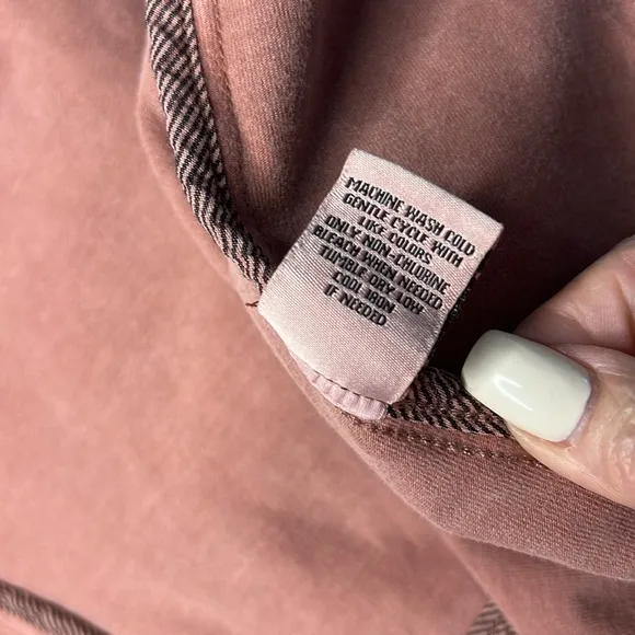 Anthropologie Marrakech Moto Dusty Pink Rose Jacket size Small