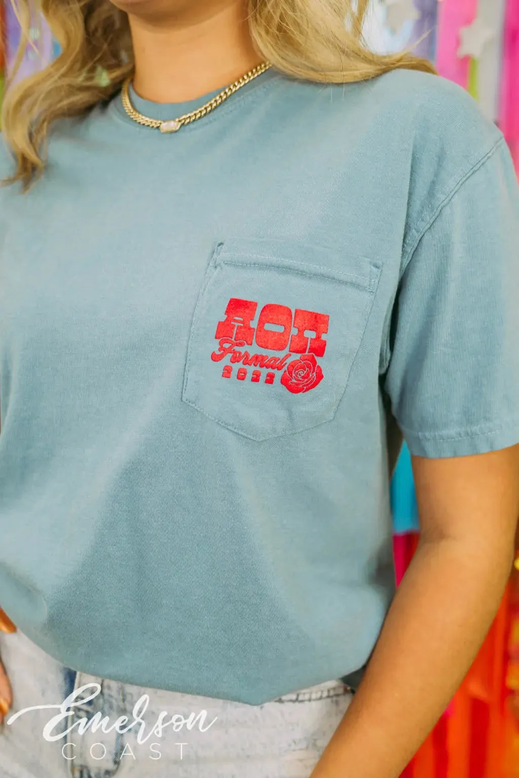 AOII Red Rose Formal Shirt