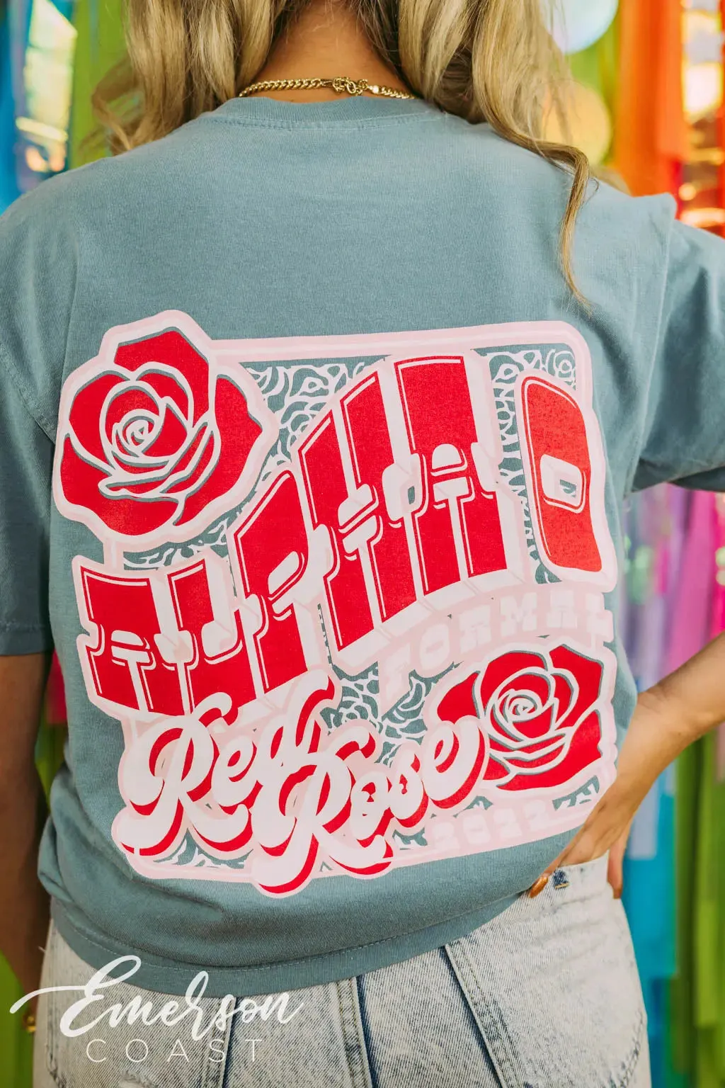 AOII Red Rose Formal Shirt