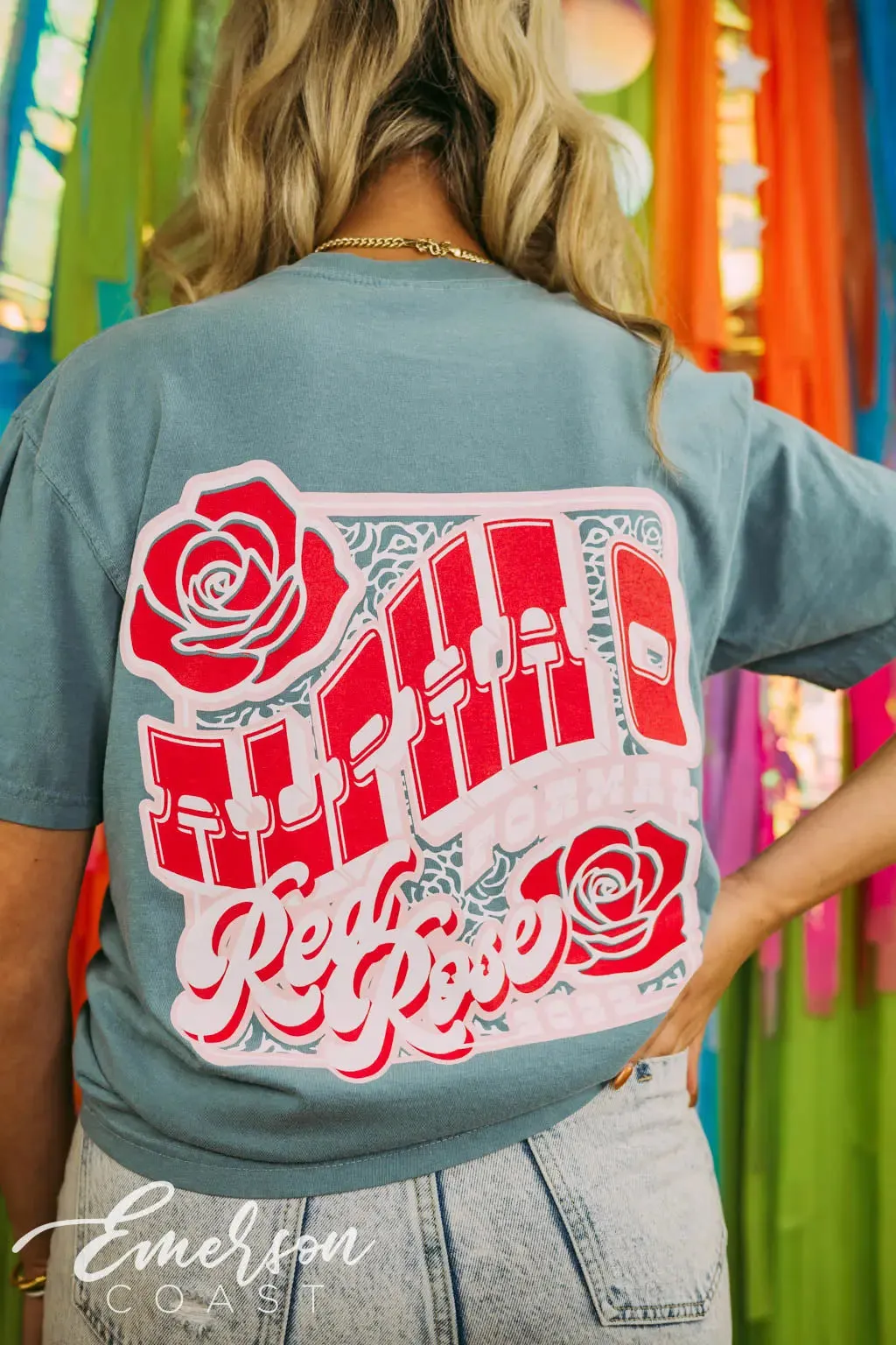 AOII Red Rose Formal Shirt