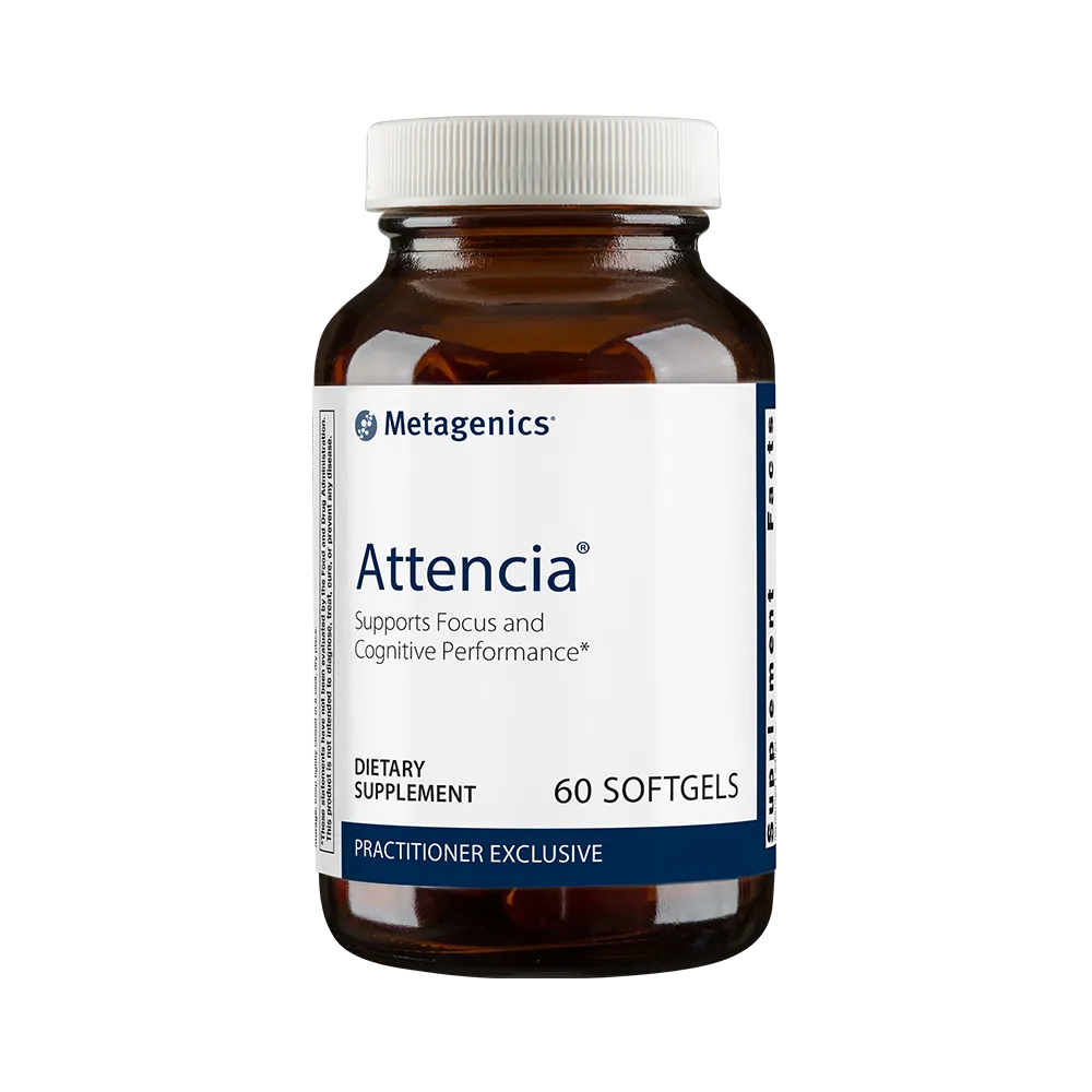 Attencia® <br>Supports Focus and Cognitive Performance*