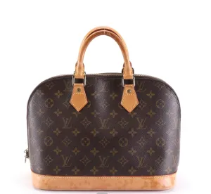 Authentic Louis Vuitton Alma PM in Monogram Canvas