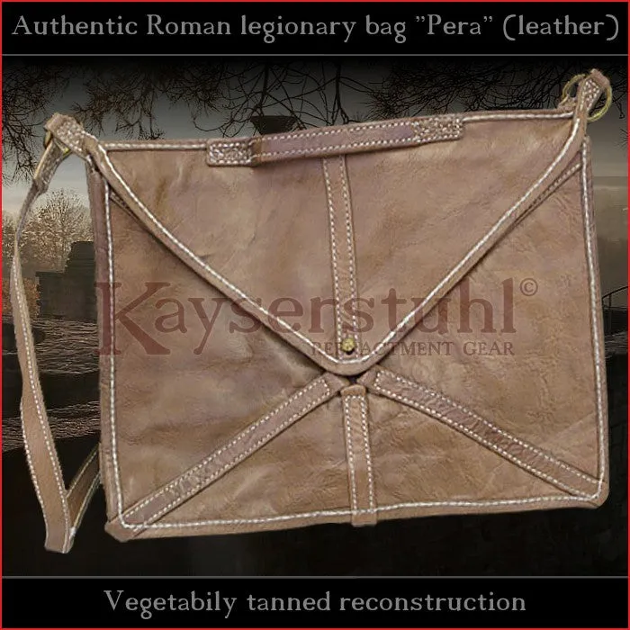 Authentic replica - Roman legionary bag "Pera" (leather)