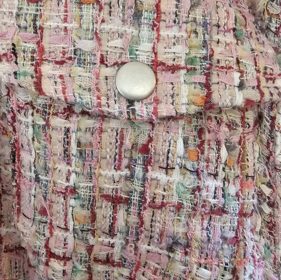 Avec Les Filles Long Pink Shacket in Spring Pinks size XS (oversized)
