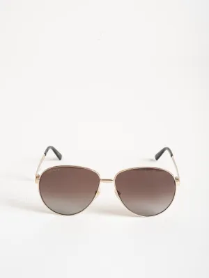 aviator metal sunglasses