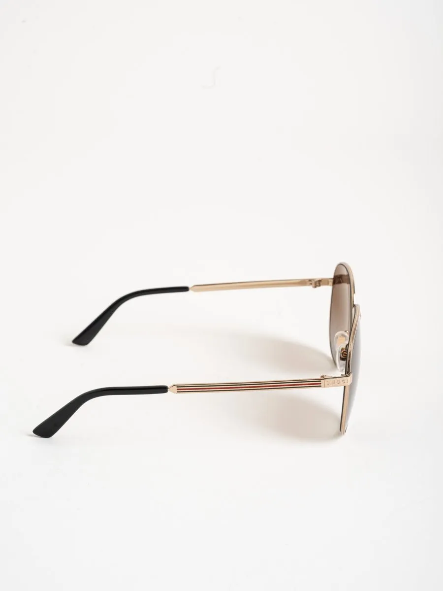 aviator metal sunglasses