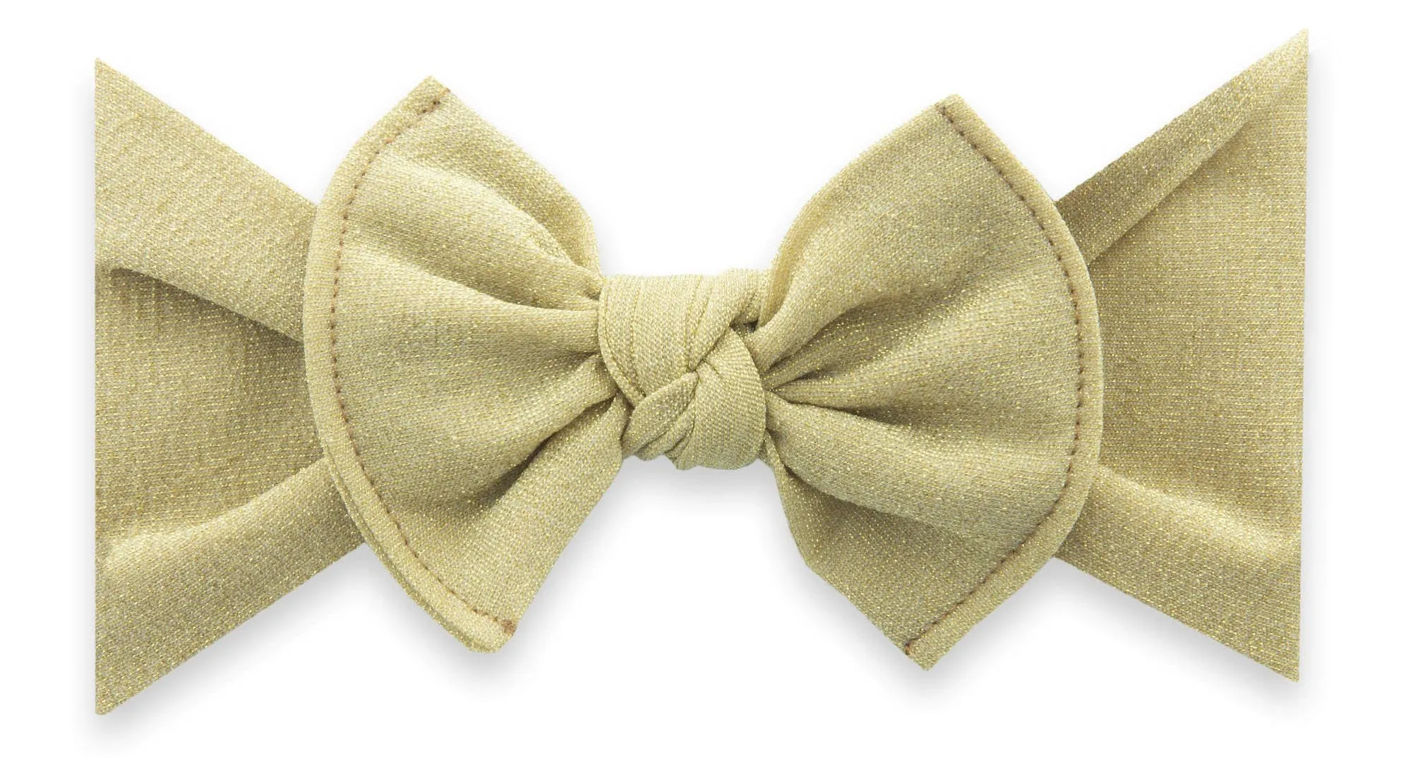 Baby Bling Shimmer Knot '19 Headband - Gold