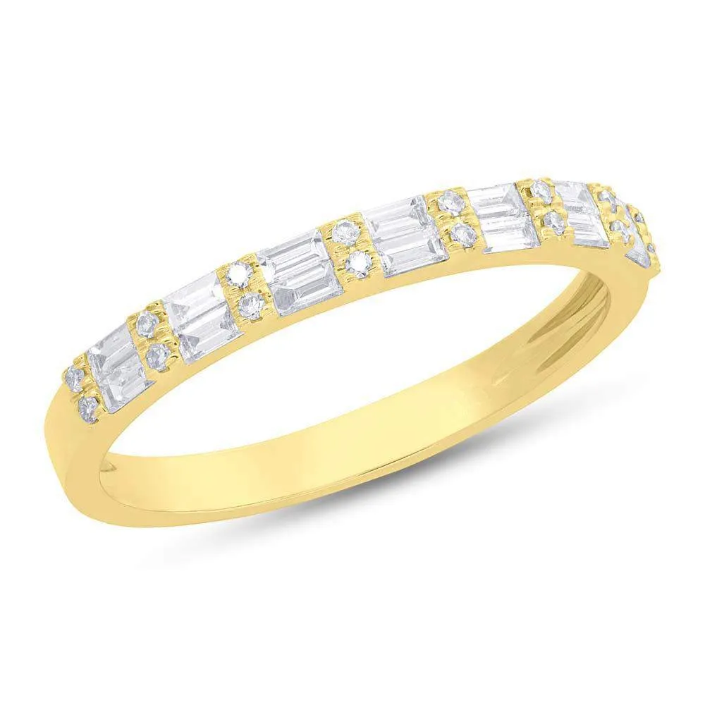 Baguette & Round Band