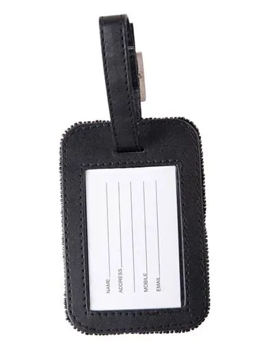 Beaded Rose Luggage Tag 33955