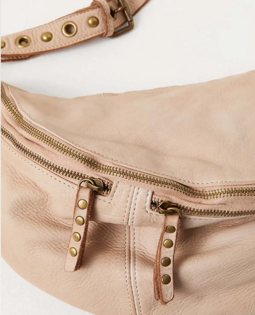 Bella Large Crossbody Belt Bag Bone