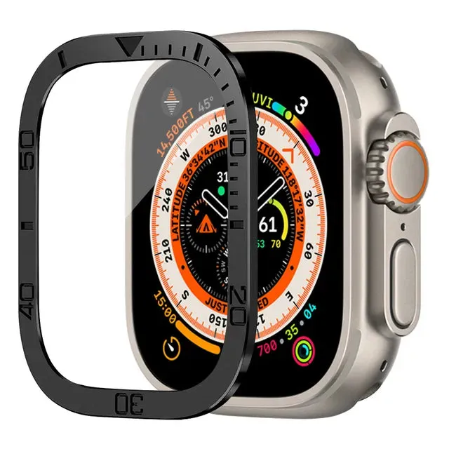 Bezel Ring   Tempered Glass for Ultra 49mm