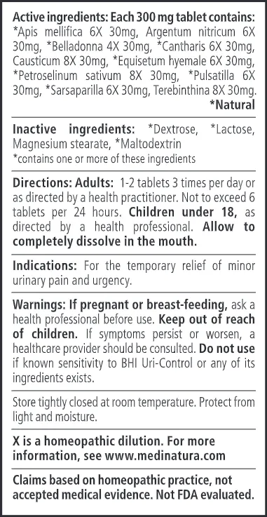 BHI Uri-Control Tablets