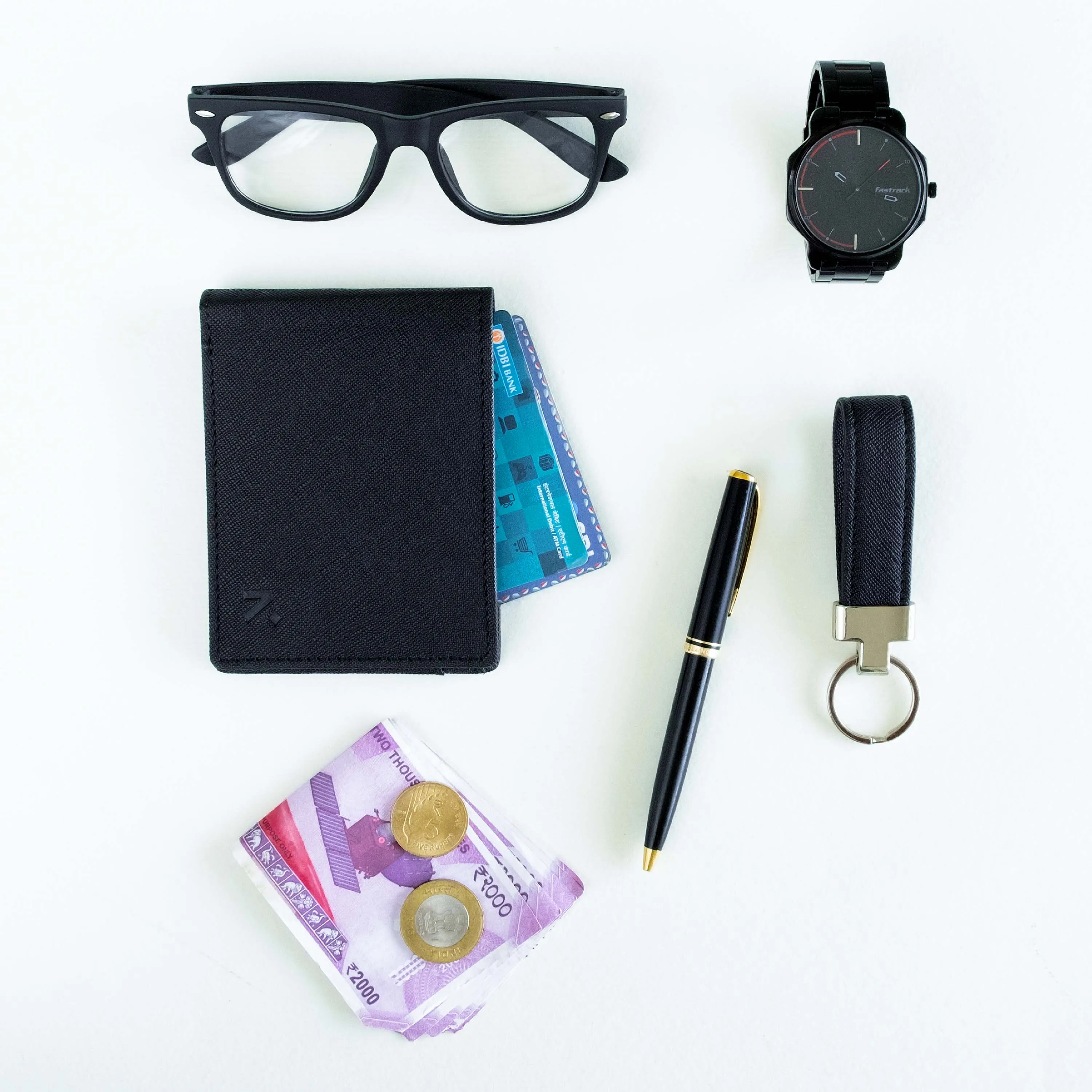 BIFOLD WALLET FOR MEN   KEYCHAIN