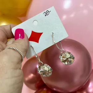 Big Bling Earrings - Clear