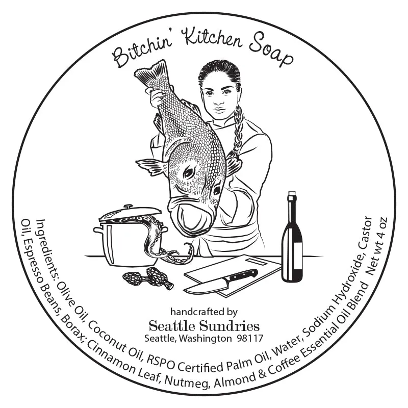 Bitchin' Kitchen Soap Refill