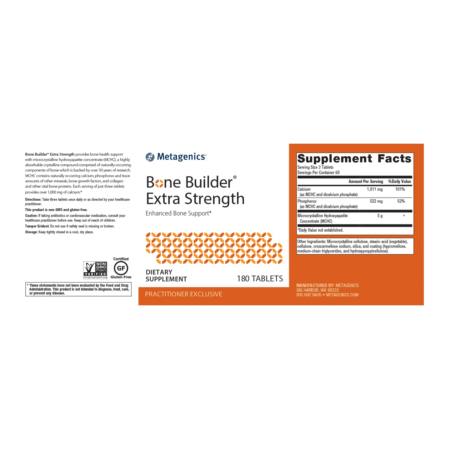 Bone Builder® Extra Strength (formerly Cal Apatite 1000) <br>Enhanced Bone Support*