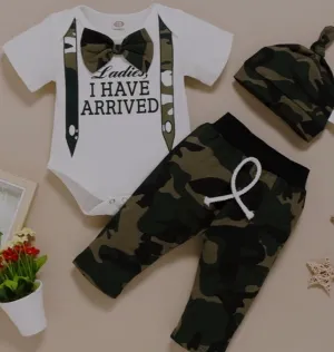 Bowtie & Camo 3pc Set