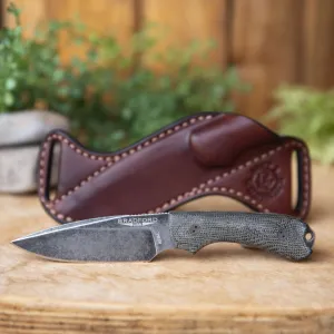 Bradford Guardian 3 AEB-L stainless with Leather Scout Carry Sheath