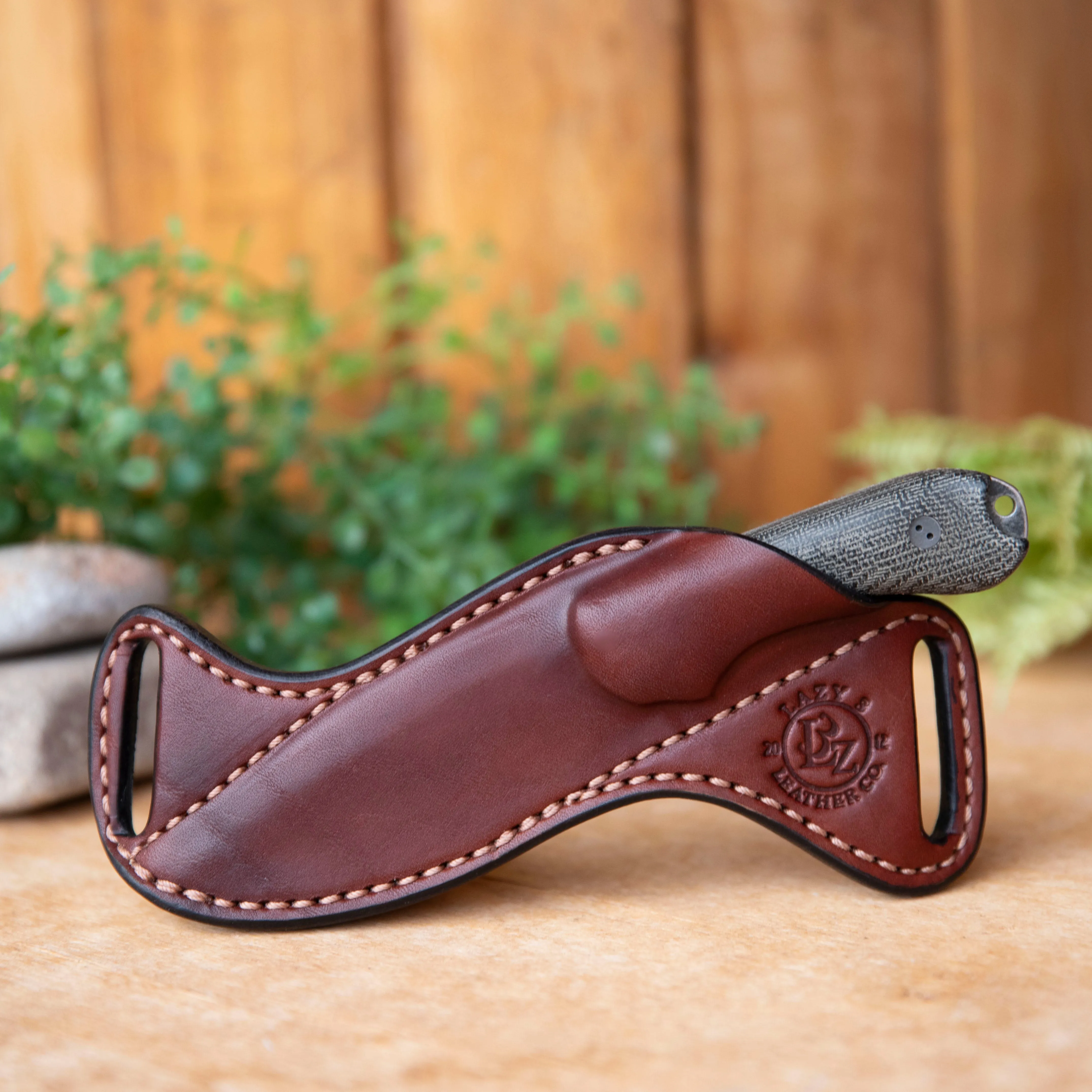 Bradford Guardian 3 AEB-L stainless with Leather Scout Carry Sheath