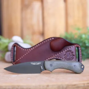 Bradford Guardian 3 OD Cerakote with Leather Scout Carry Sheath
