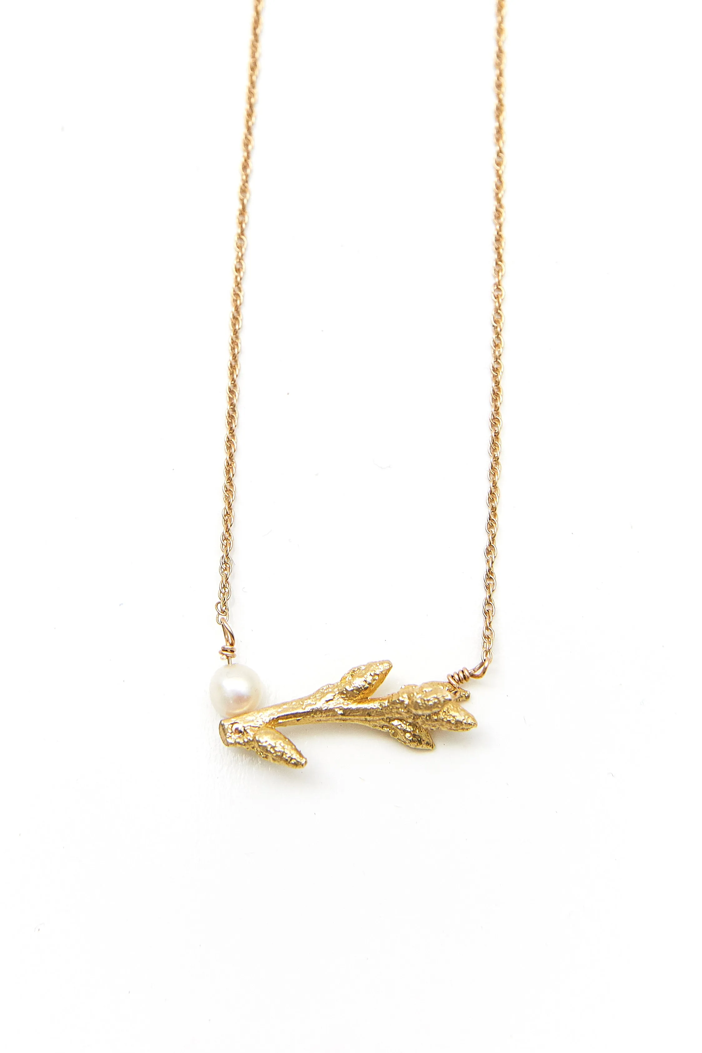 Branch & Pearl Necklace