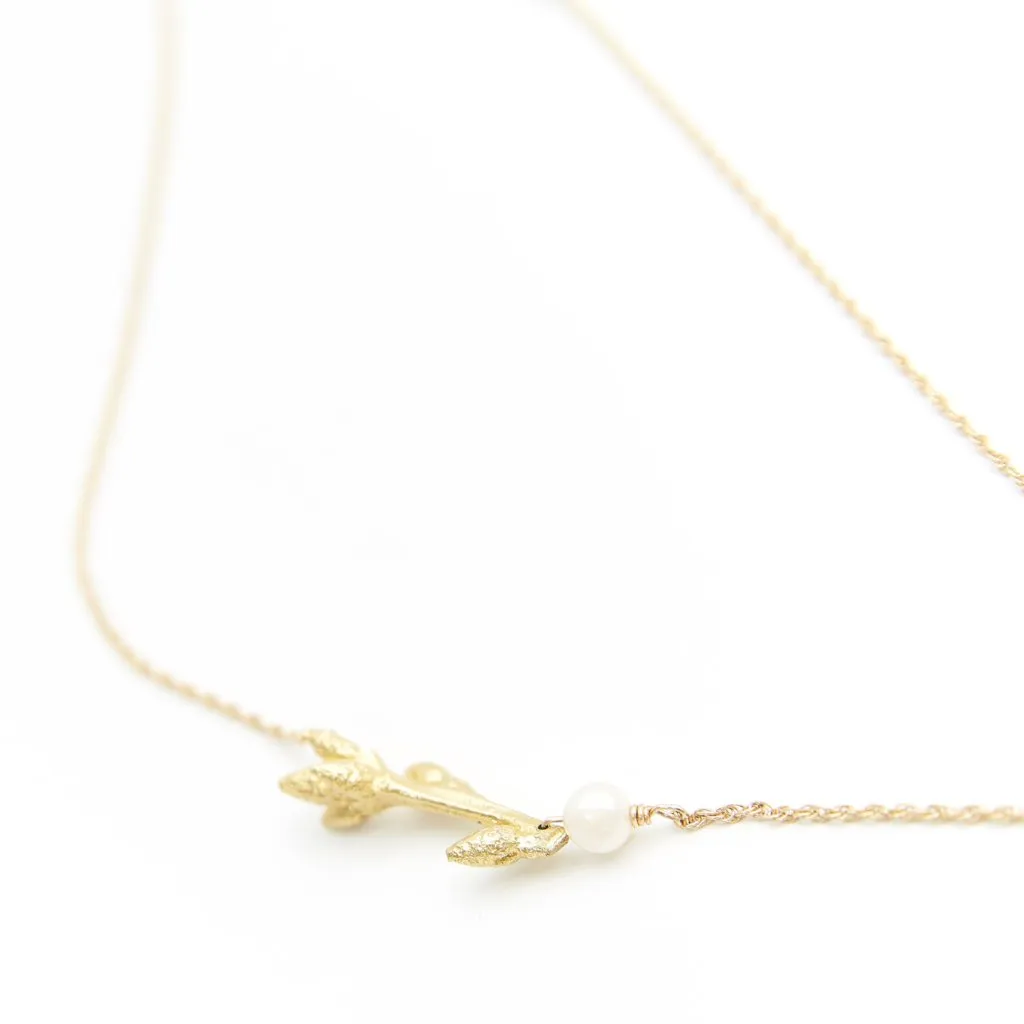 Branch & Pearl Necklace