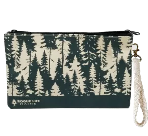 Breathe the Trees Zipper Pouch Wristlet