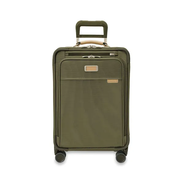 Briggs & RIley Baseline Essential Carry-On Spinner - Olive