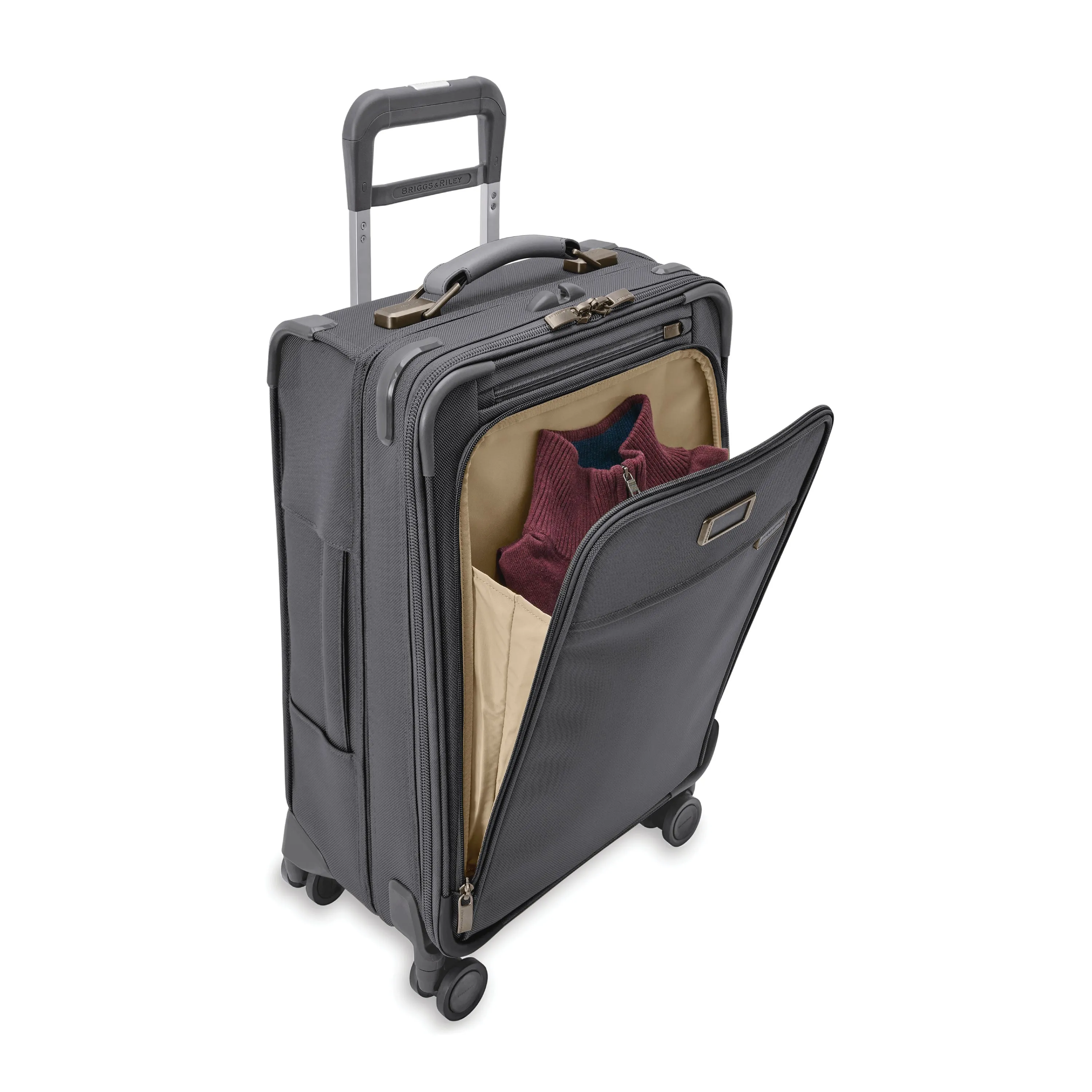Briggs & Riley Baseline Essential Carry-On Spinner - Steel Gray