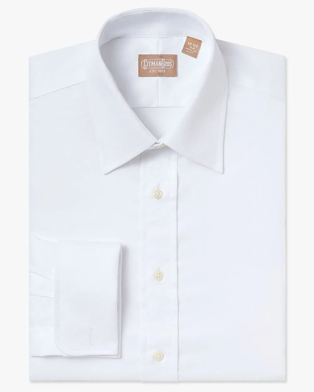 Broadcloth Pique Tuxedo Shirt