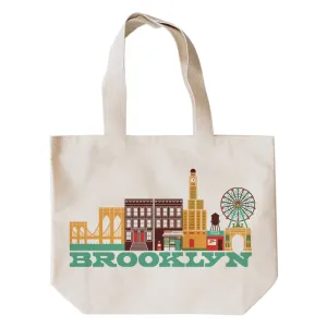 BROOKLYN CITYSCAPE TOTE BAG