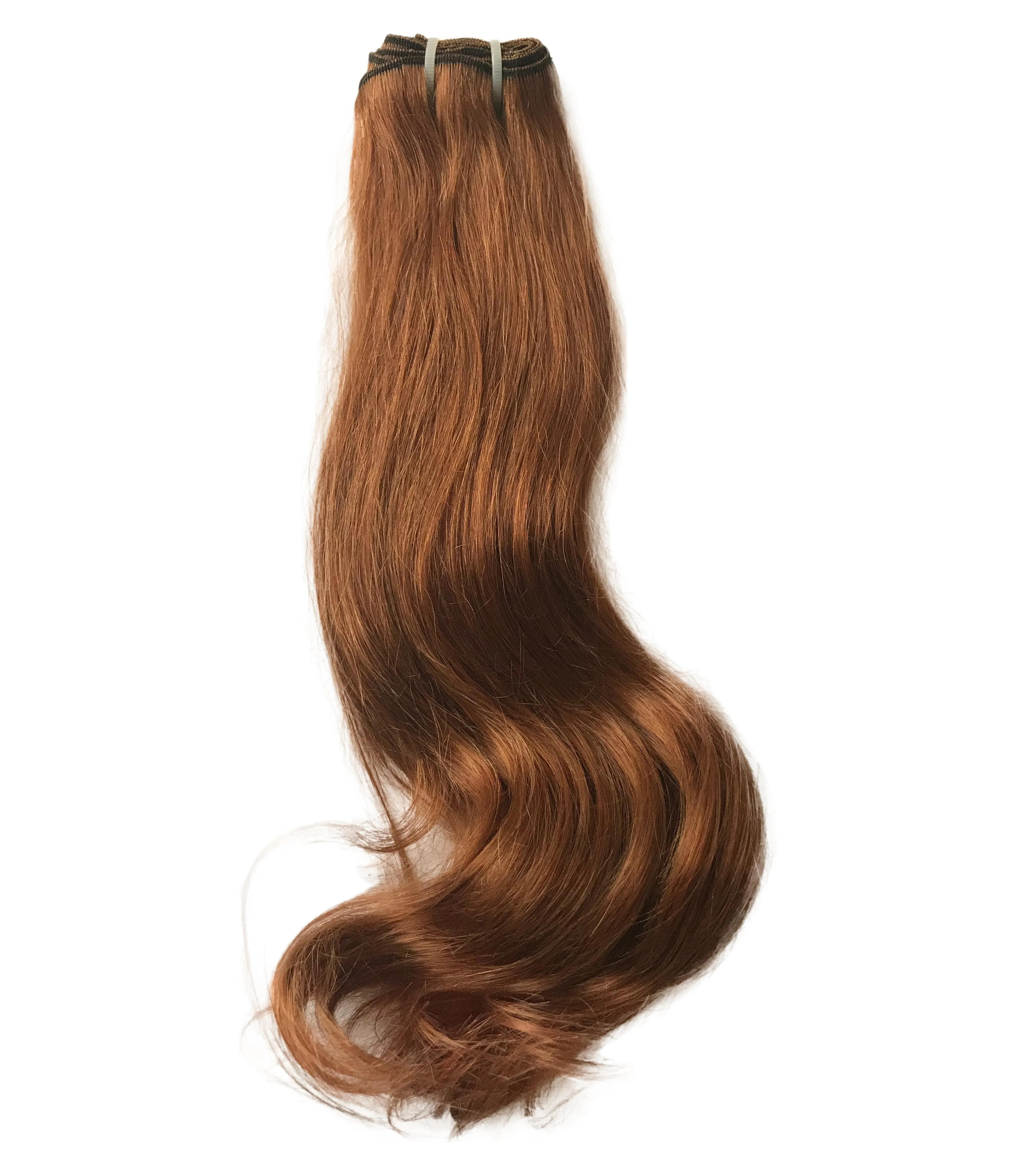 Brown Natural Hair Weft Color #6