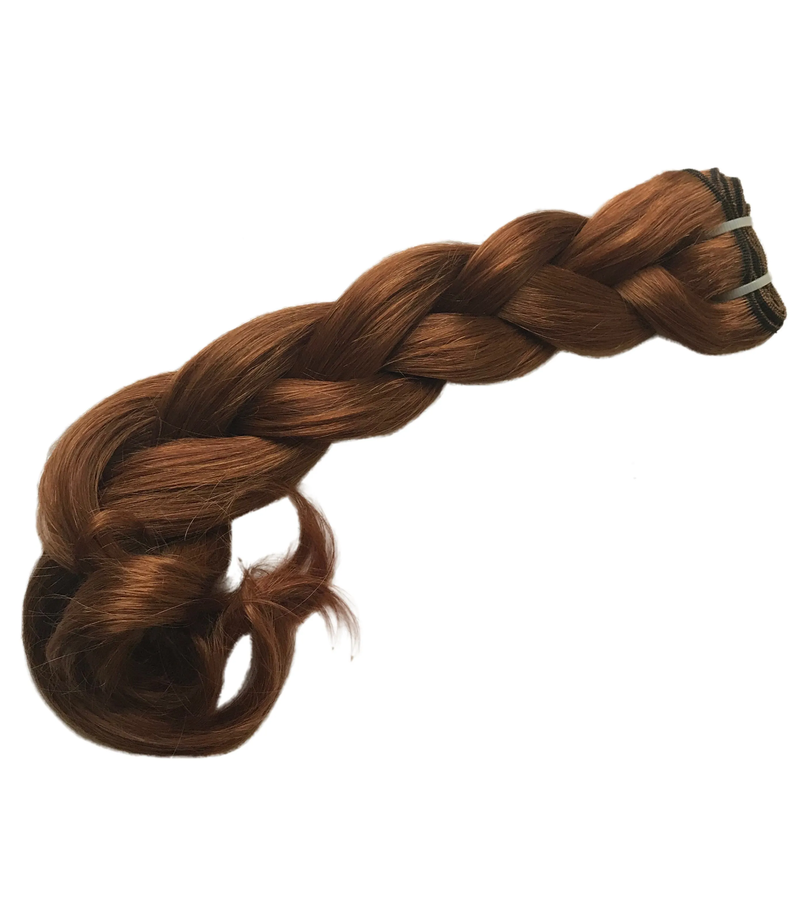 Brown Natural Hair Weft Color #6