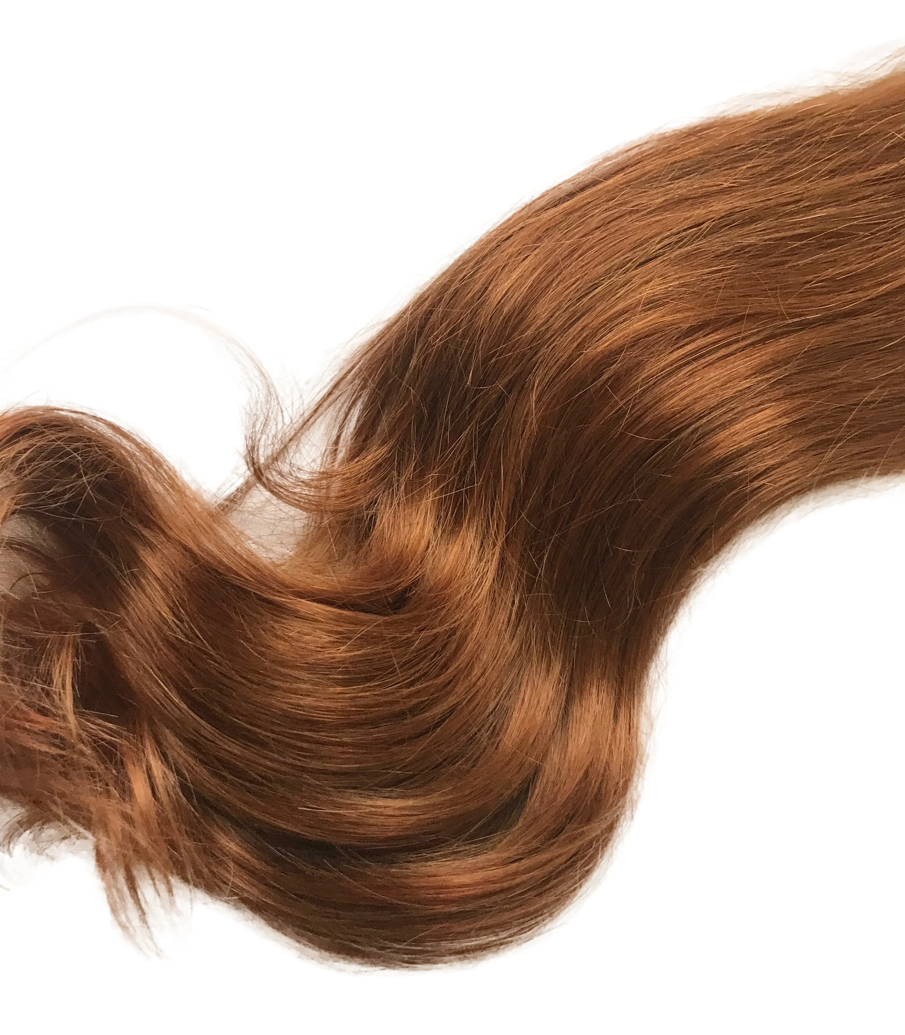 Brown Natural Hair Weft Color #6