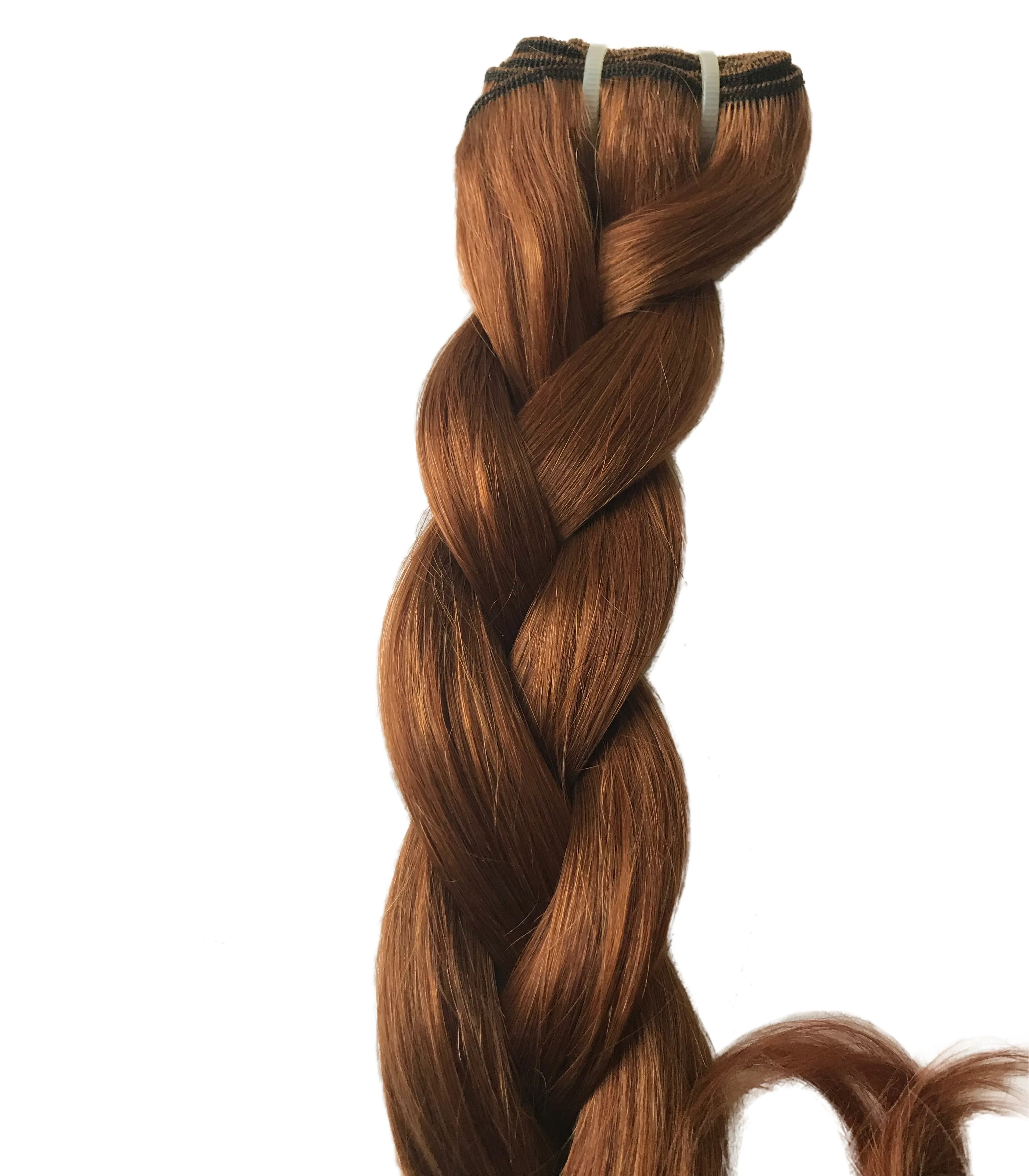 Brown Natural Hair Weft Color #6