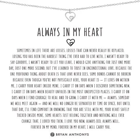 Bryan Anthony's Always In My Heart Necklace