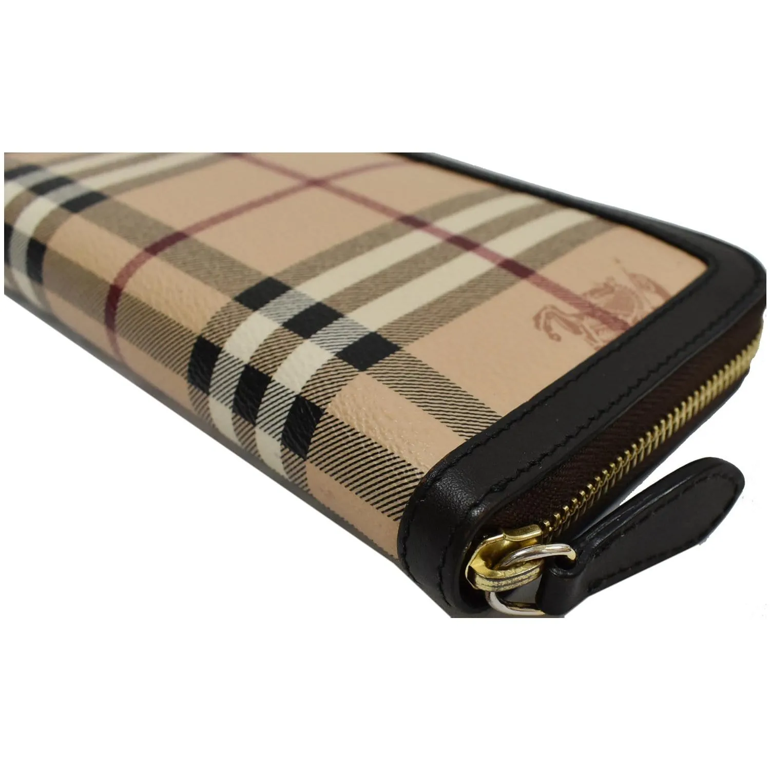 BURBERRY Haymarket check Zippy Wallet Multicolor