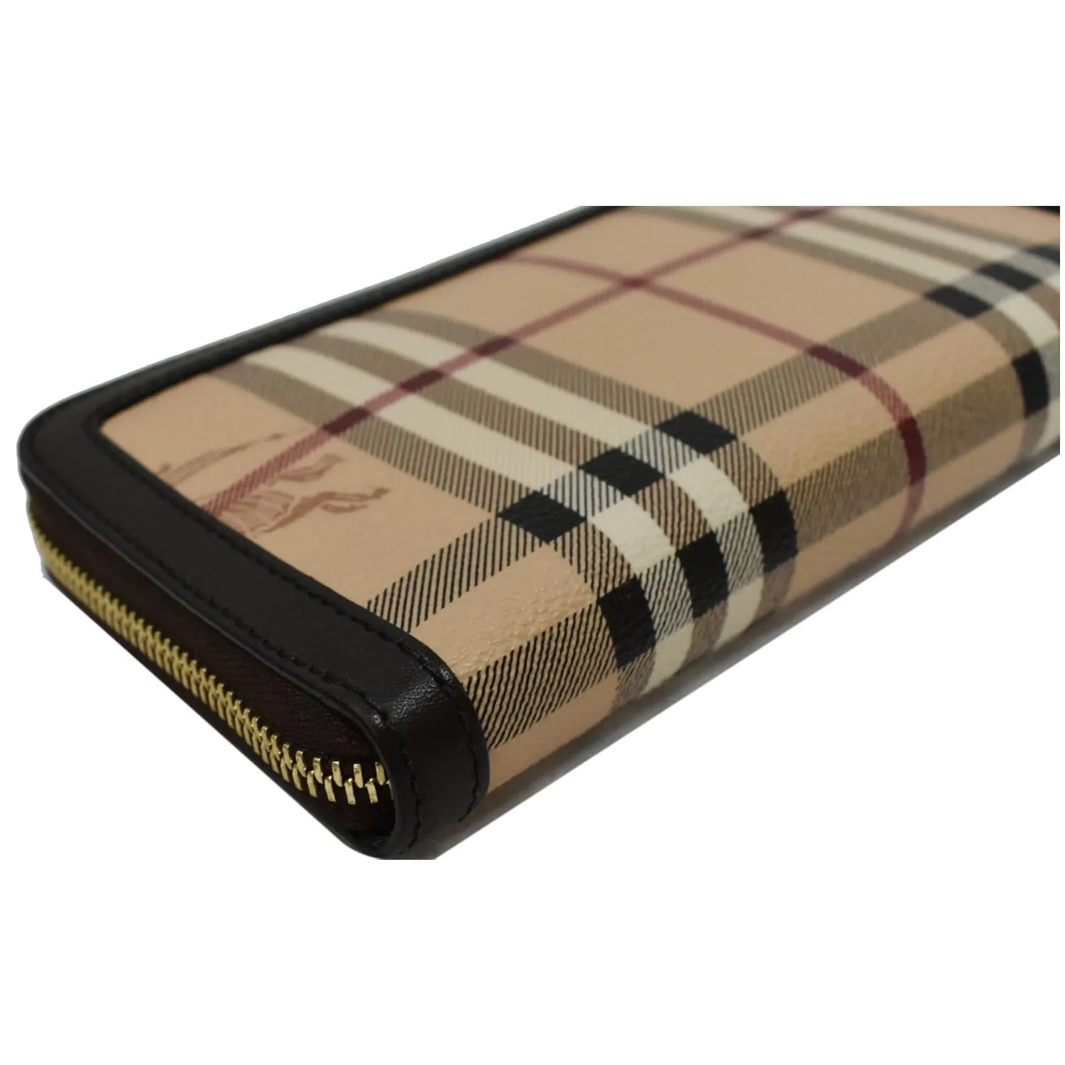 BURBERRY Haymarket check Zippy Wallet Multicolor