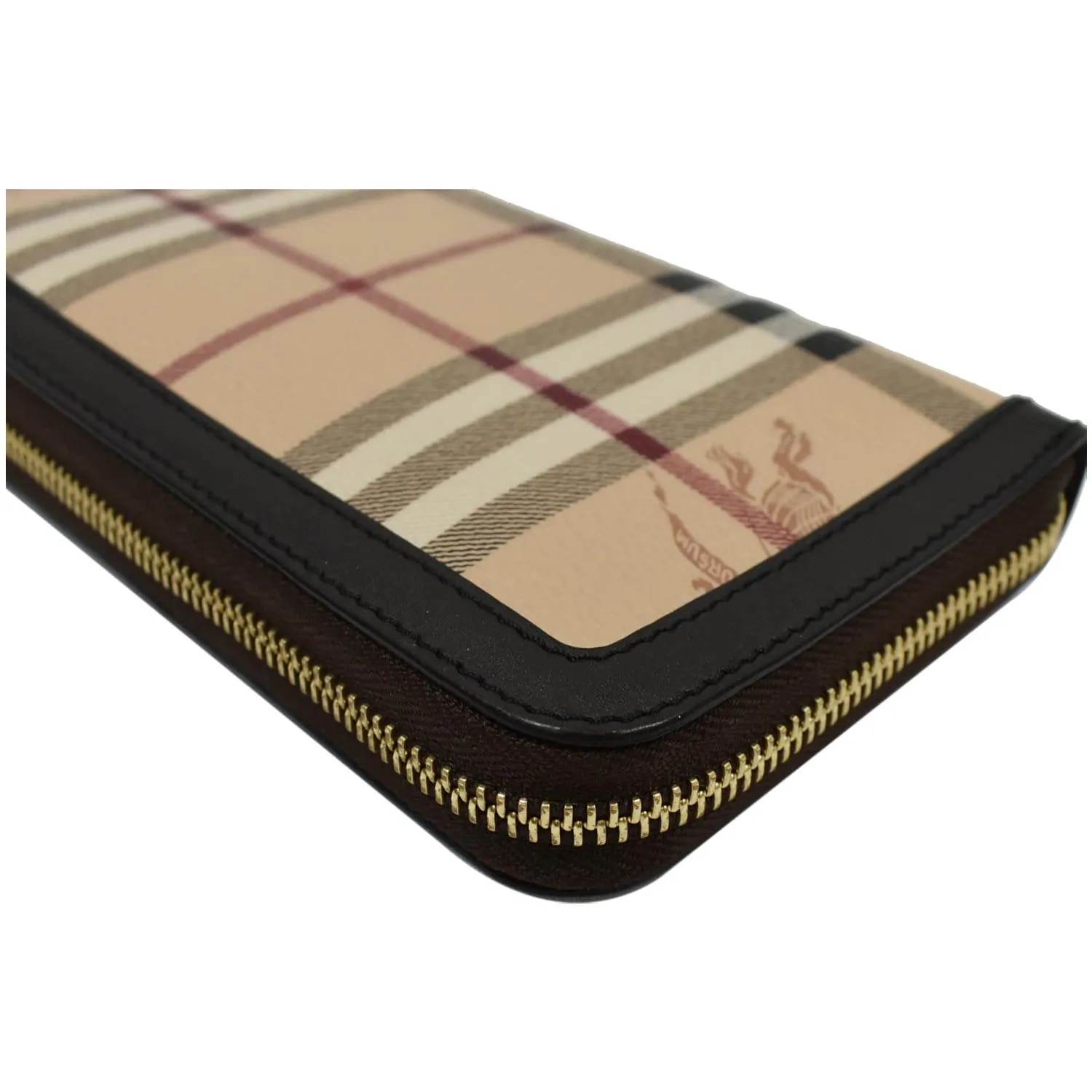 BURBERRY Haymarket check Zippy Wallet Multicolor